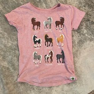 Girls horse tee